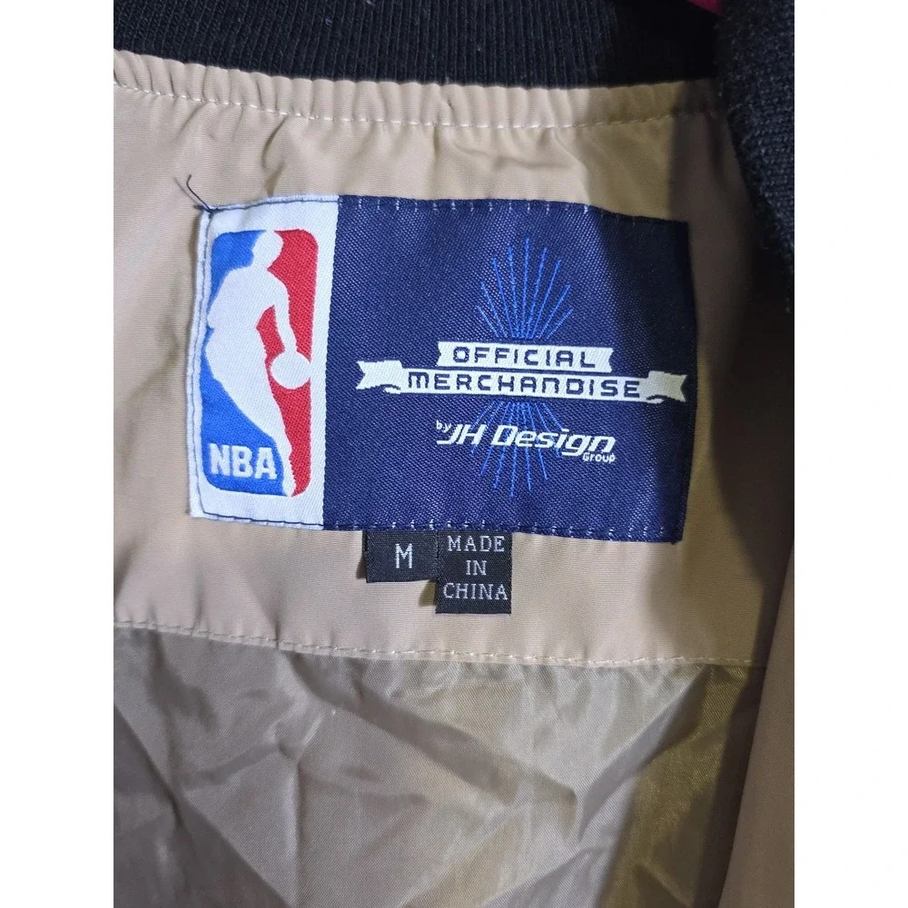 Chicago Bulls Bomber Jacket - Light Weight Khaki Black Color‎ by JH Design - NBA